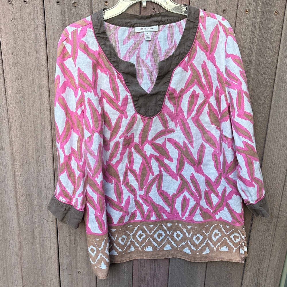 JM Collention | Women’s 💯 Linen Boho Top